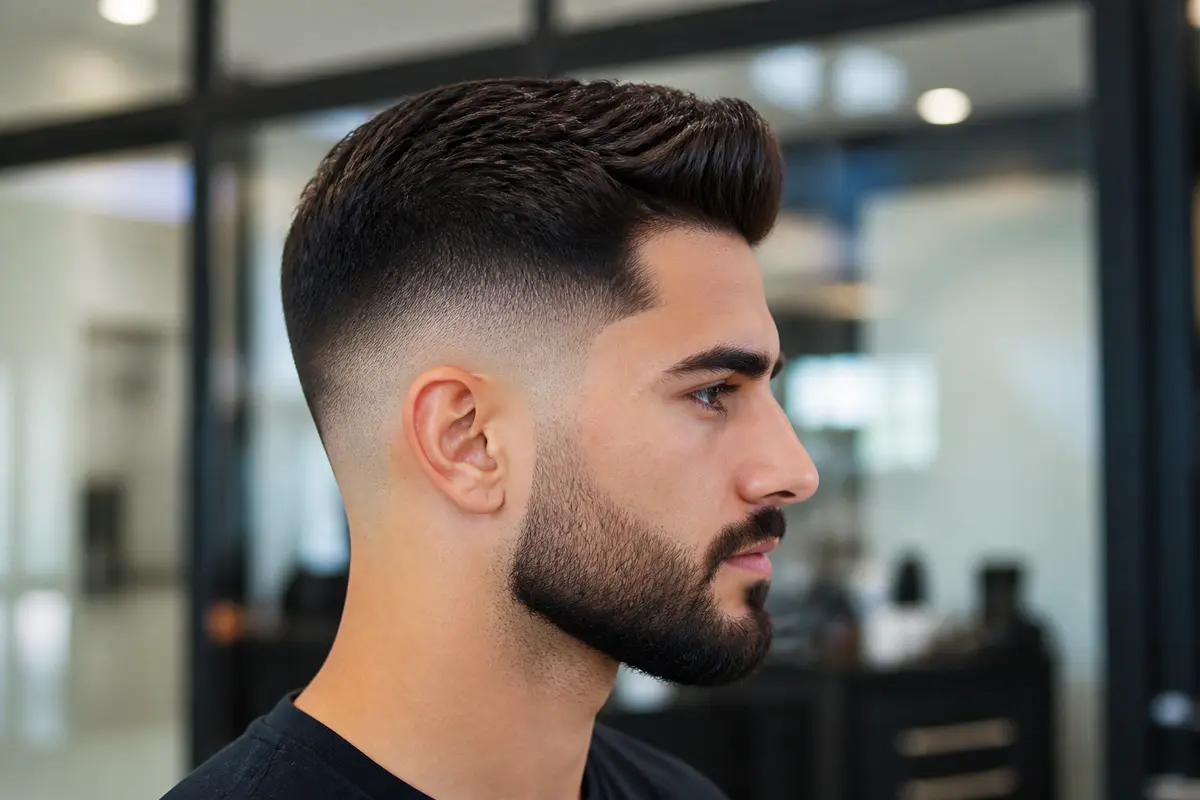 Dégradé à blanc homme : 22 coupes tendances et comment choisir ?